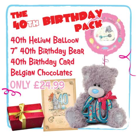 40th Birthday Pack £24.99